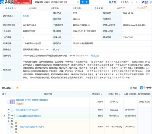 螞蟻集團攜手伙伴成立信息技術公司，聚焦AI及信息系統集成服務